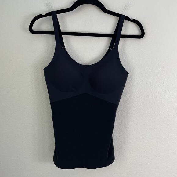 Honeylove Womens Small LiftWear Tank Built In Bra Black Shapewear Compression - Picture 1 of 7
